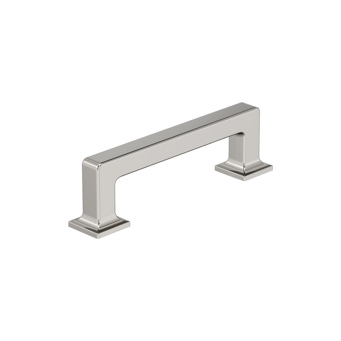 Amerock Lintel Pull - 3-3/4 inch (96mm) CTC - Polished Nickel