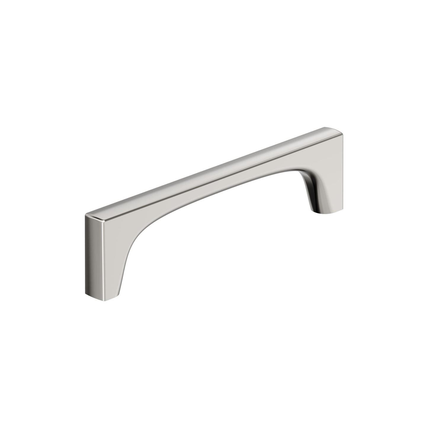 Amerock Merced Pull - 5-1/16 inch (128mm) CTC - Polished Nickel