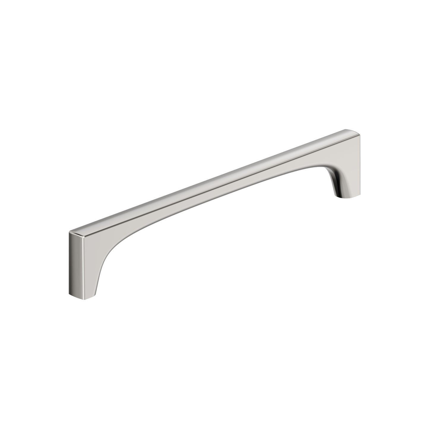 Amerock Merced Pull - 7-9/16 inch (192mm) CTC - Polished Nickel