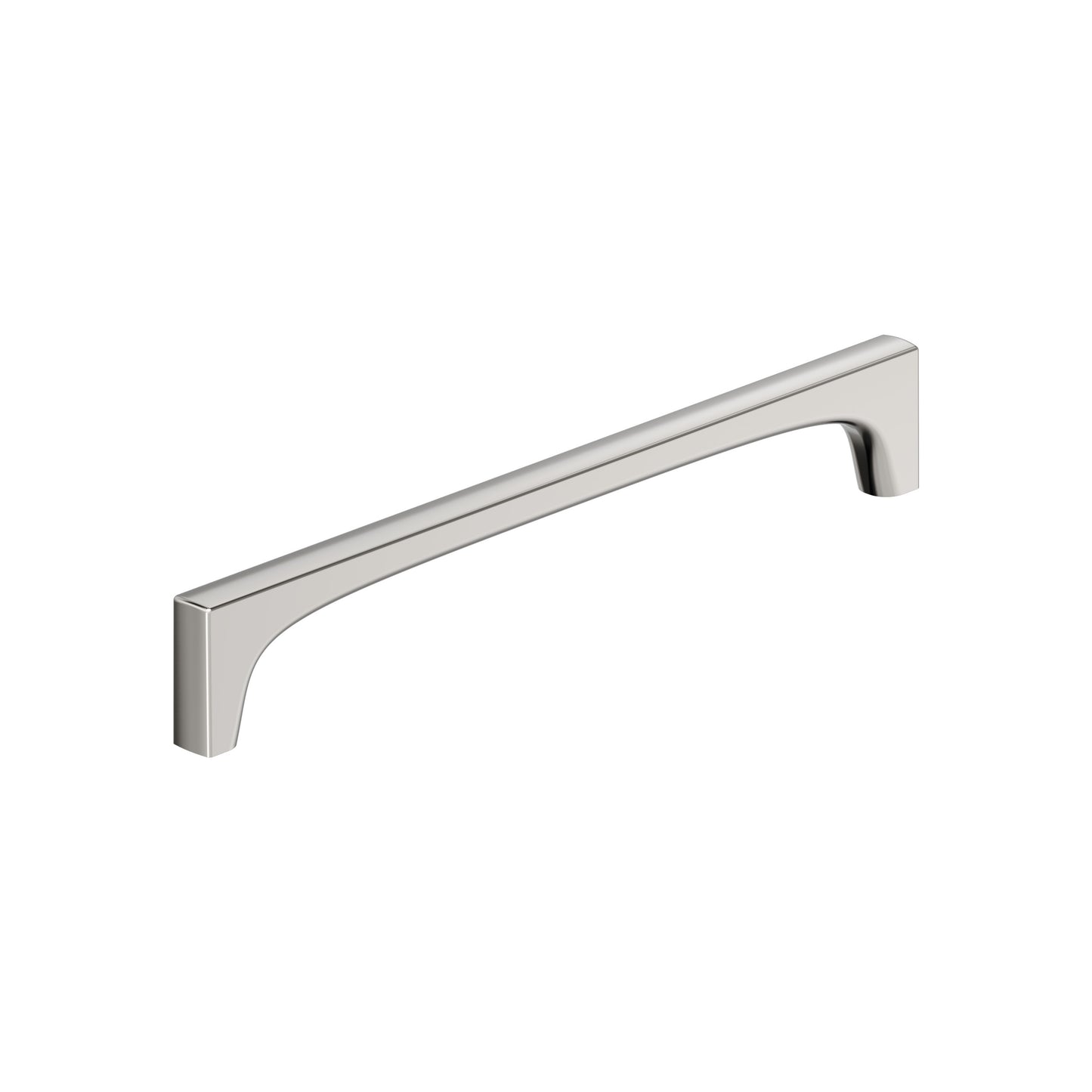Amerock Merced Pull - 8-13/16 inch (224mm) CTC - Polished Nickel