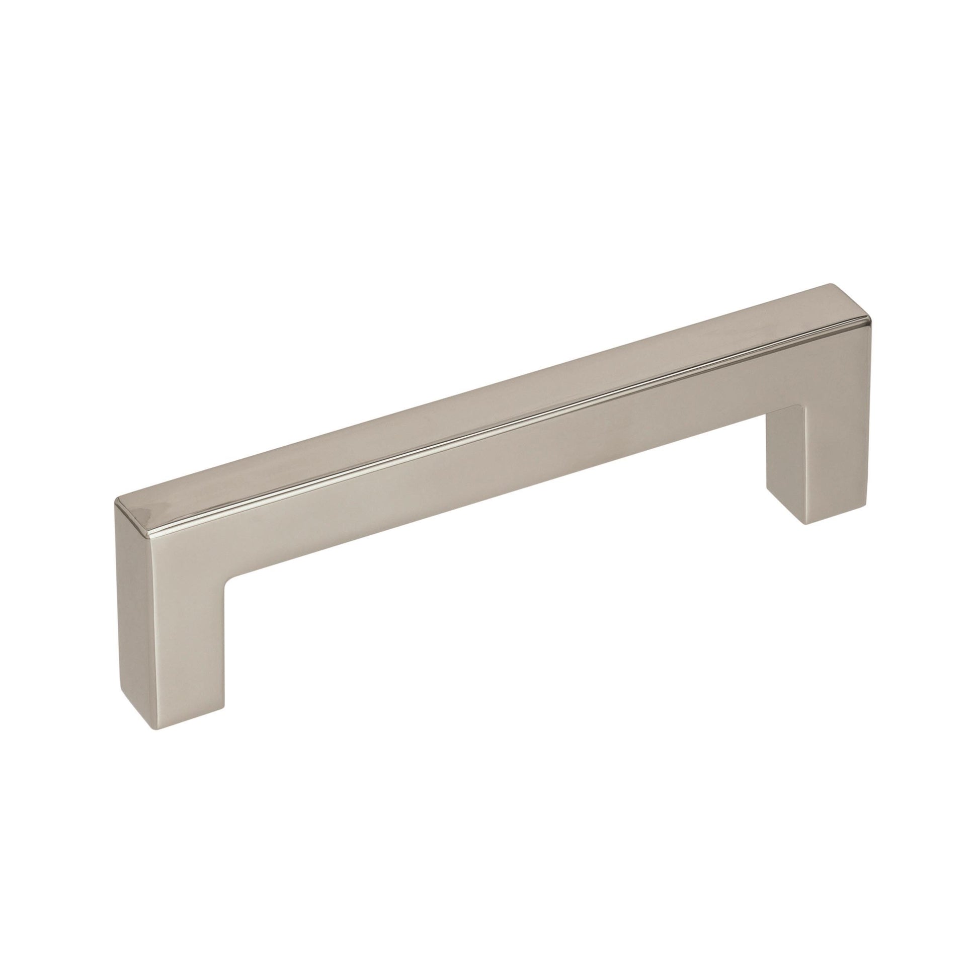Amerock Monument Pull - 3-3/4 inch (96mm) CTC - Polished Nickel