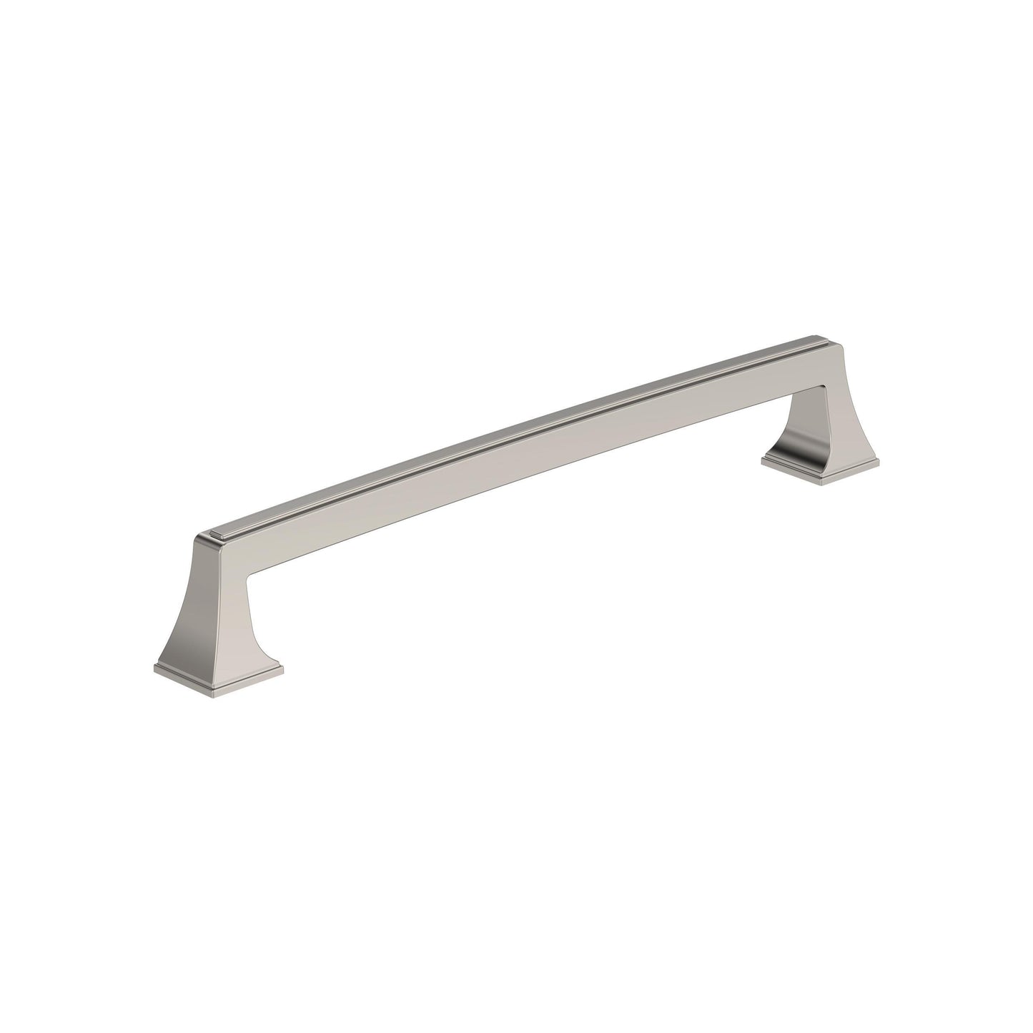 Amerock Mulholland Pull - 8 inch (203mm) CTC - Polished Nickel