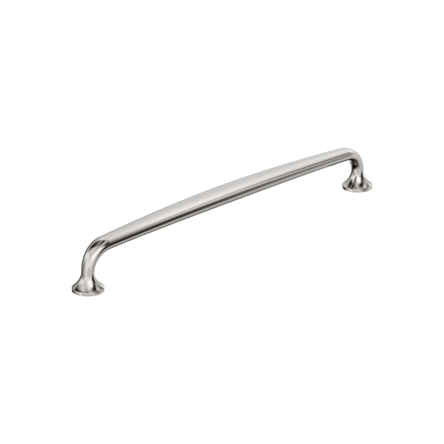 Amerock Renown Pull - 7-9/16 inch (192mm) CTC - Polished Nickel