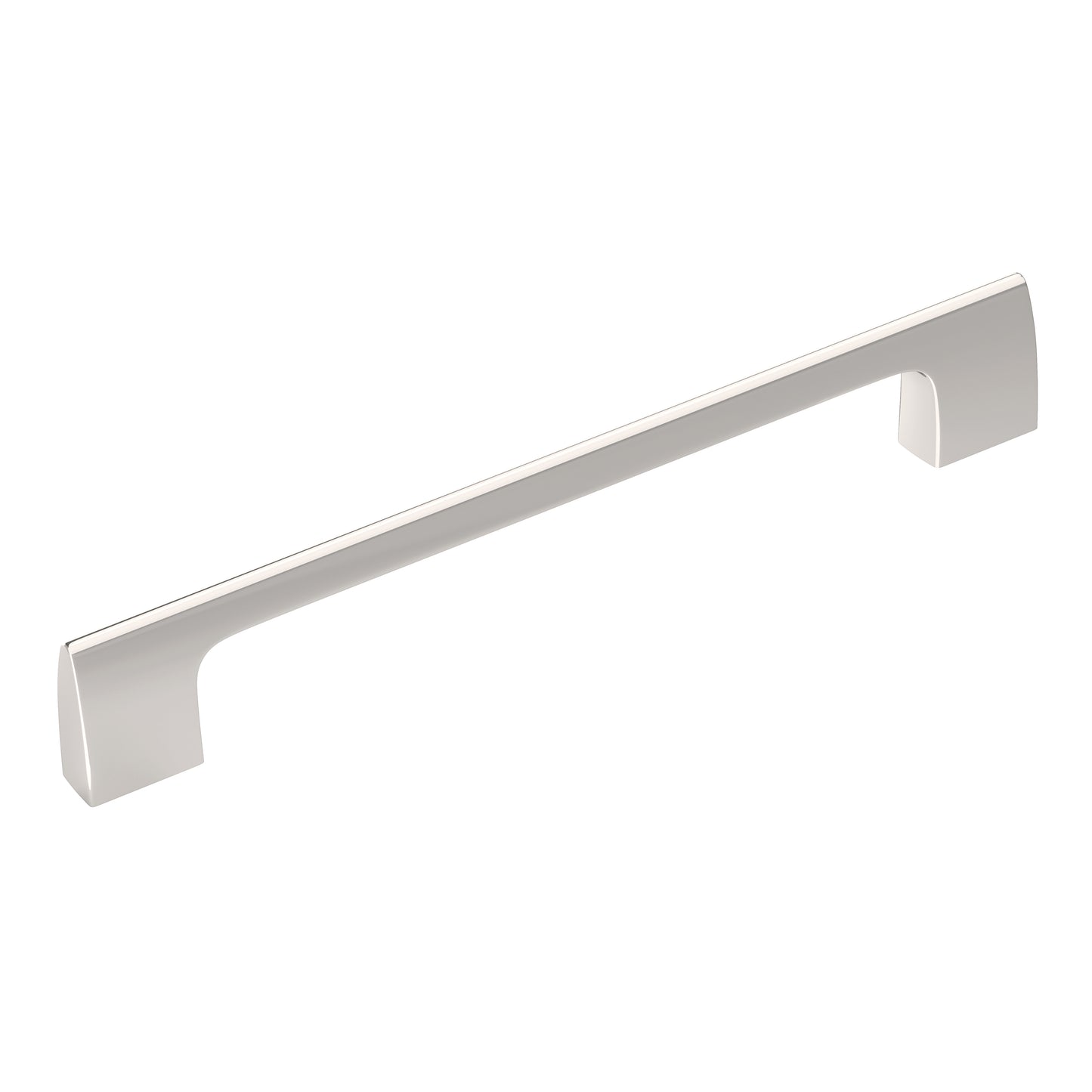 Amerock Riva Pull - 6-5/16 inch (160mm) CTC - Polished Nickel
