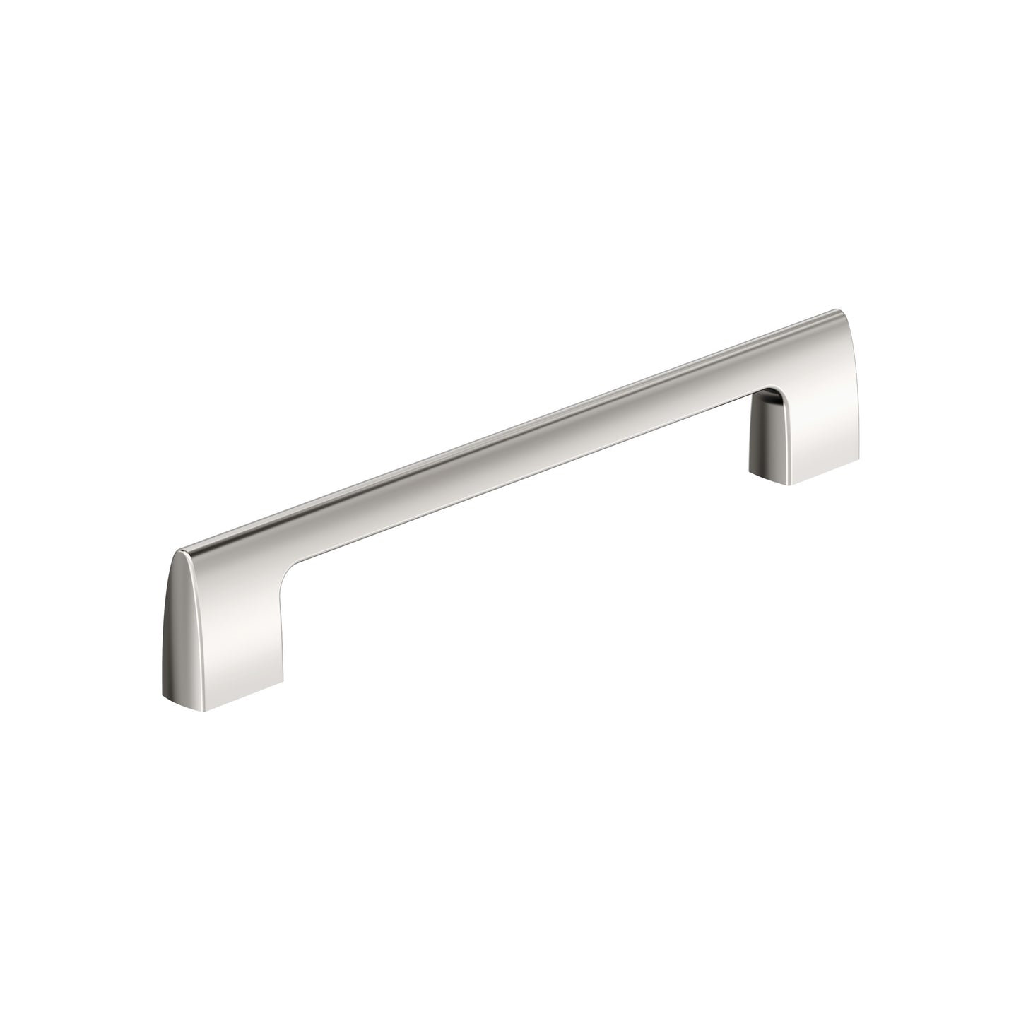 Amerock Riva Pull - 7-9/16 inch (192mm) CTC - Polished Nickel