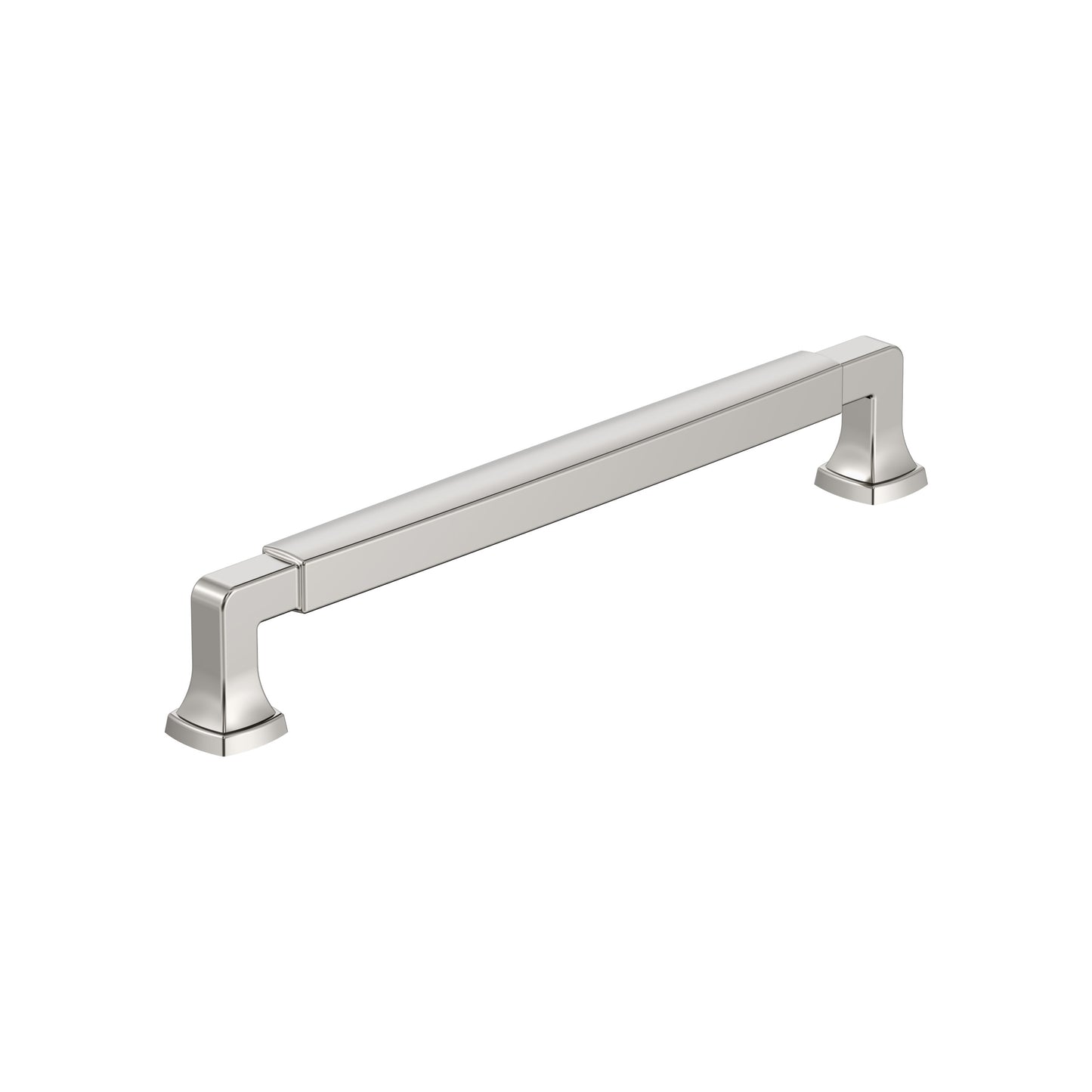 Amerock Stature Pull - 7-9/16 inch (192mm) CTC - Polished Nickel