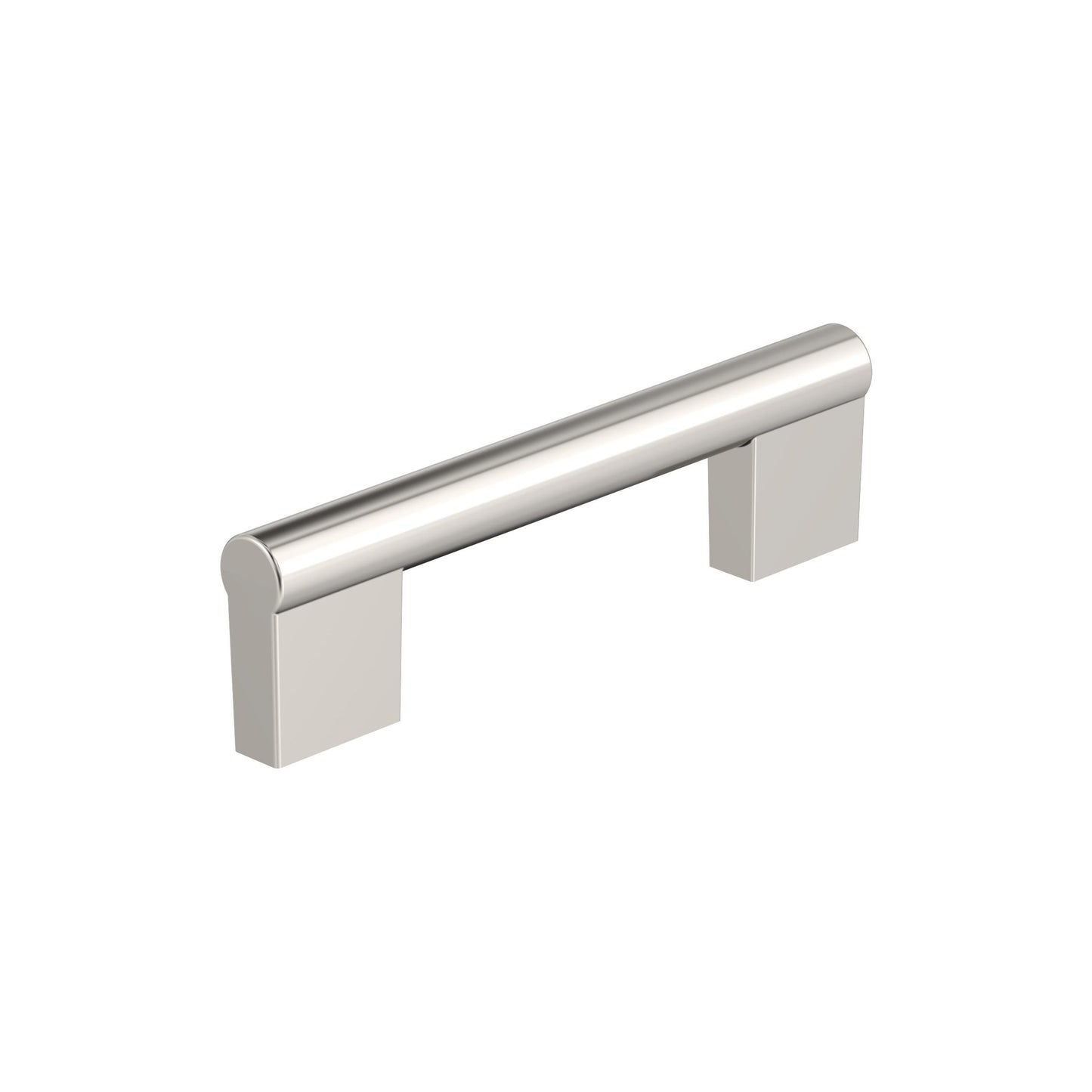 Amerock Versa Pull - 3-3/4 inch (96mm) CTC - Polished Nickel