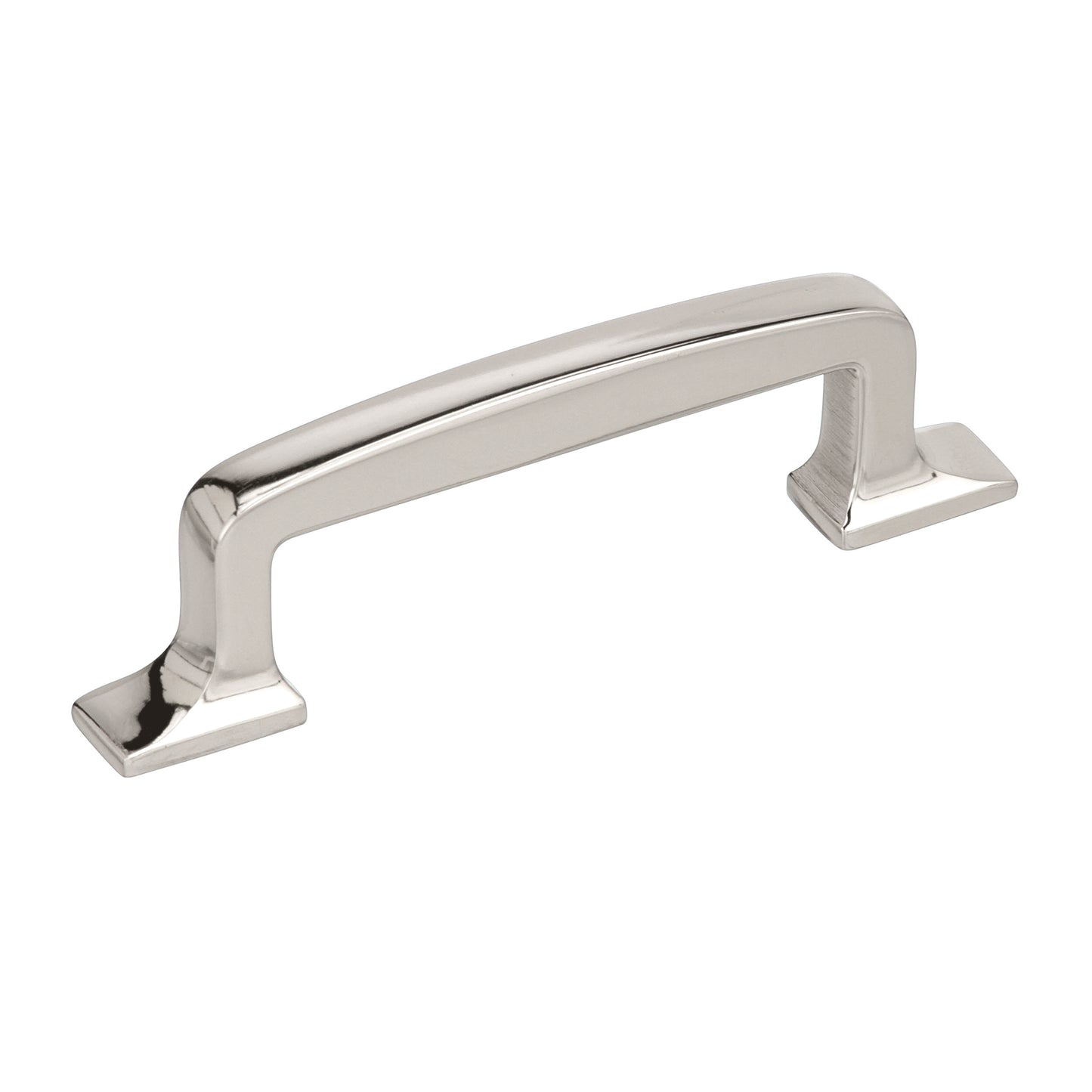 Amerock Westerly Pull - 3 inch (76mm) CTC - Polished Nickel
