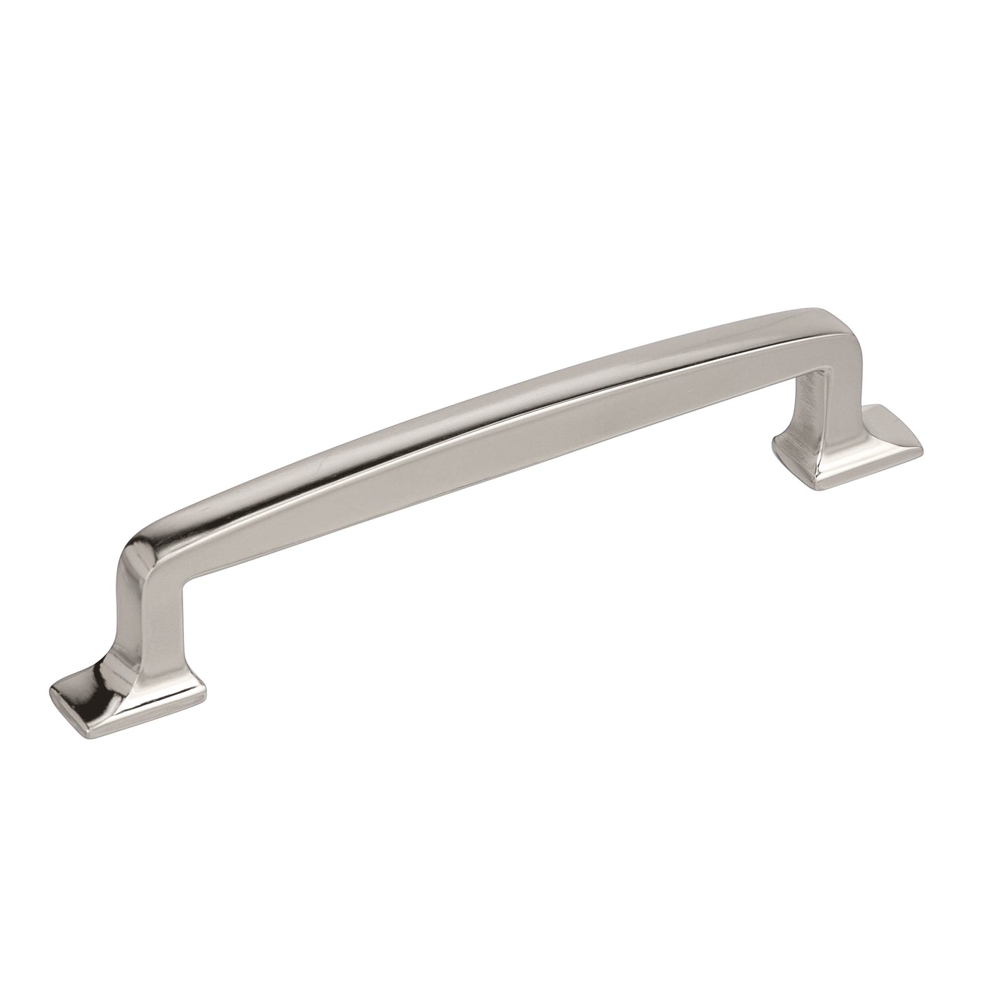 Amerock Westerly Pull - 5-1/16 inch (128mm) CTC - Polished Nickel