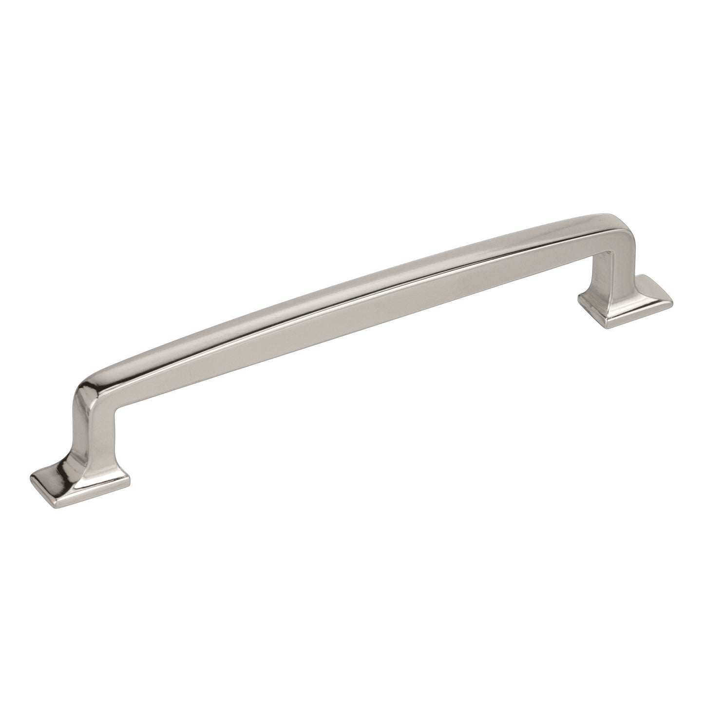Amerock Westerly Pull - 6-5/16 inch (160mm) CTC - Polished Nickel
