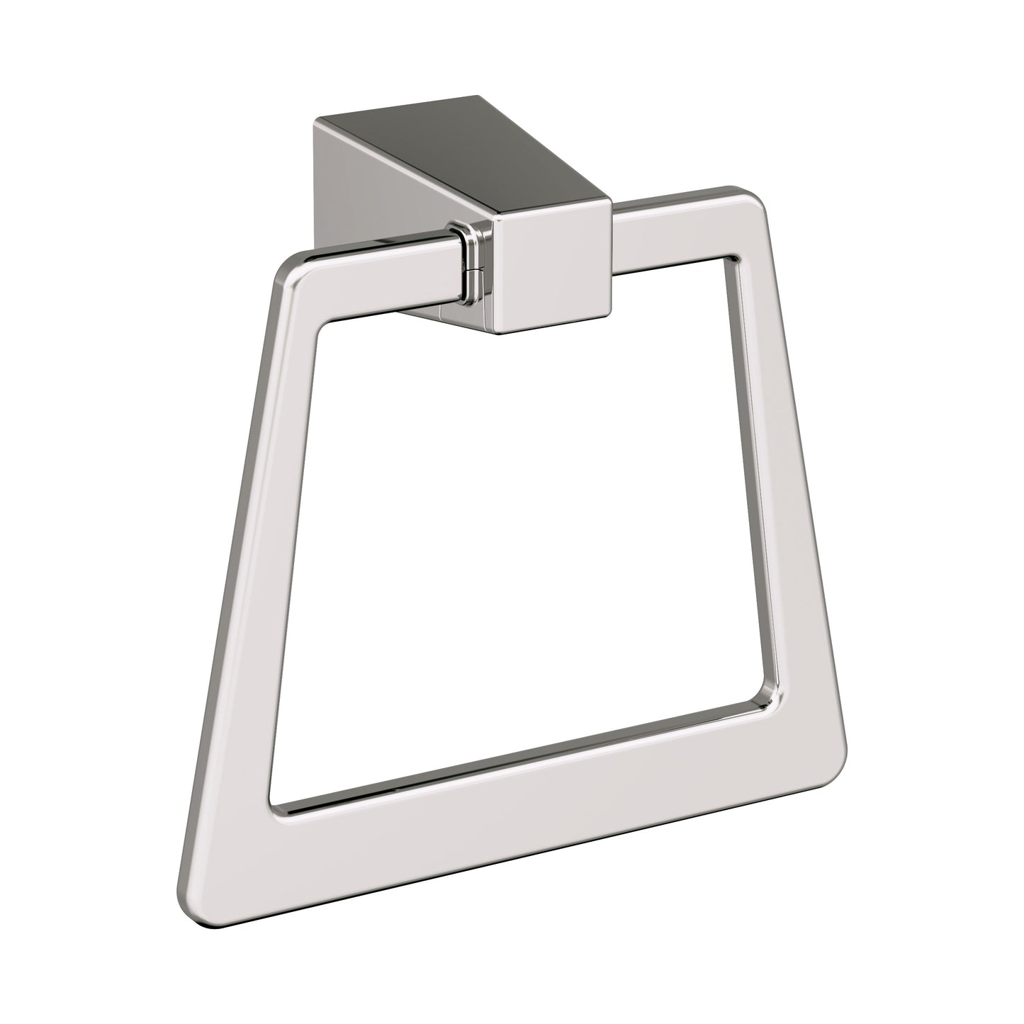 Amerock Blackrock Towel Ring - 6-13/16 inch (173mm) Width - Polished Nickel