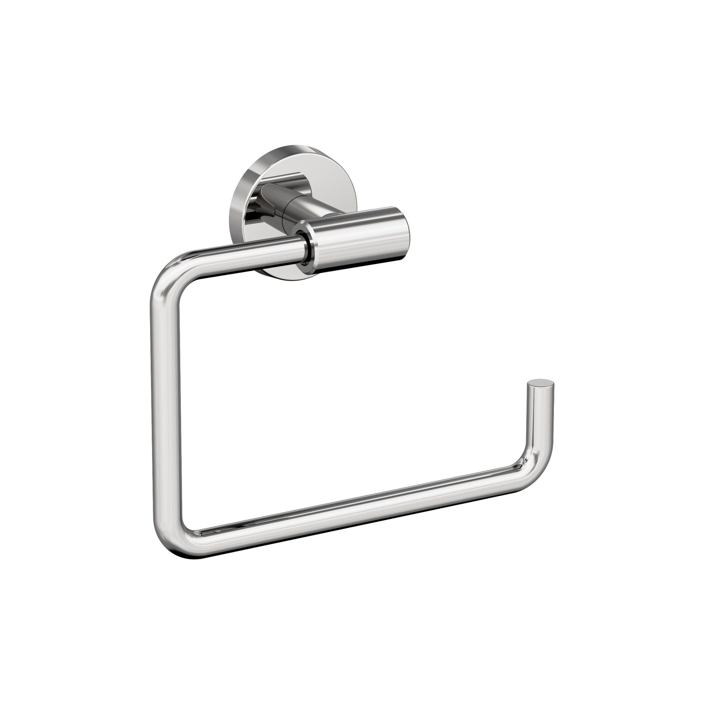 Amerock Arrondi Towel Ring - 5 inch (127mm) Width - Polished Stainless Steel