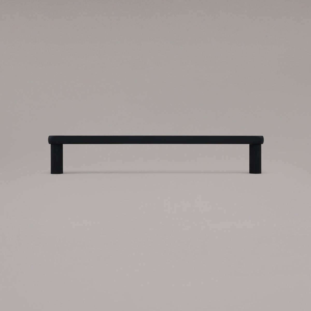 Hapny Ribbed Cabinet Pull - 12 in (304.8mm) (Appliance Pull) - Matte Black