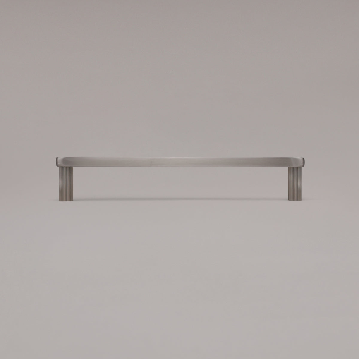 Hapny Ribbed Cabinet Pull - 12 in (304.8mm) (Appliance Pull) - Satin Nickel