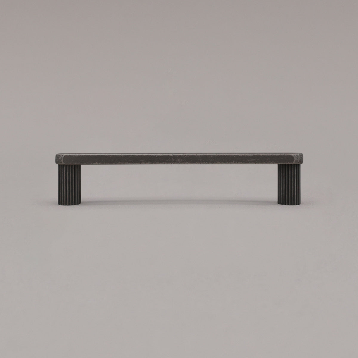 Hapny Ribbed Cabinet Pull - 5 in (127mm) - Weathered Nickel