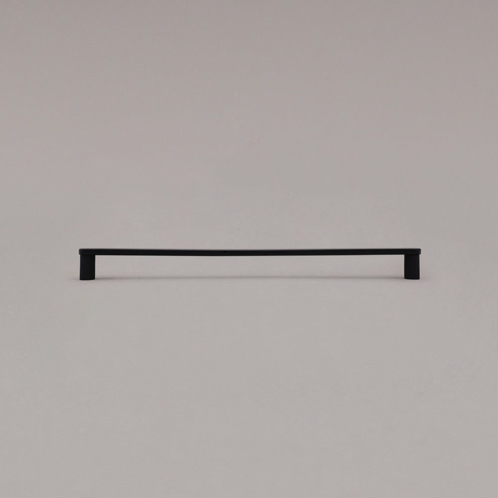 Hapny Ribbed Cabinet Pull - 12 in (304.8mm) - Matte Black