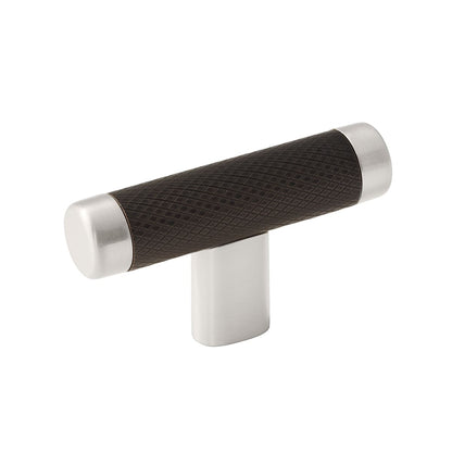 Amerock Esquire Cabinet Knob - Satin Nickel/Oil-Rubbed Bronze