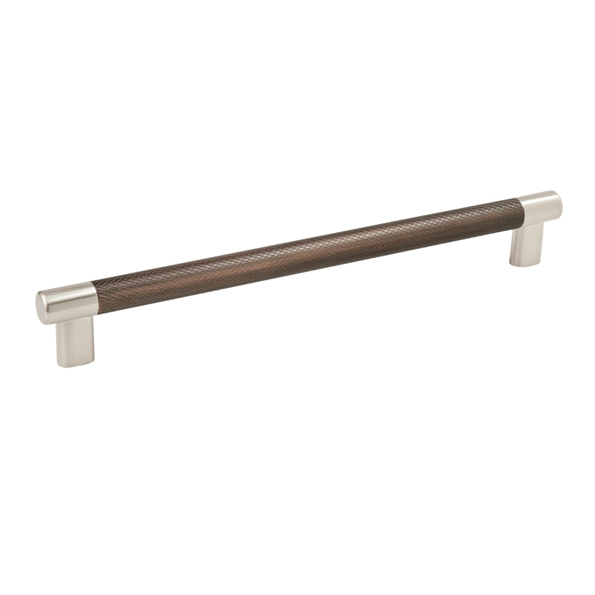 Amerock Esquire Cabinet Pull - Satin Nickel/Oil-Rubbed Bronze