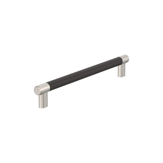 Amerock Esquire Appliance Pull - 12 inch (305mm) CTC - Satin Nickel/Oil-Rubbed Bronze