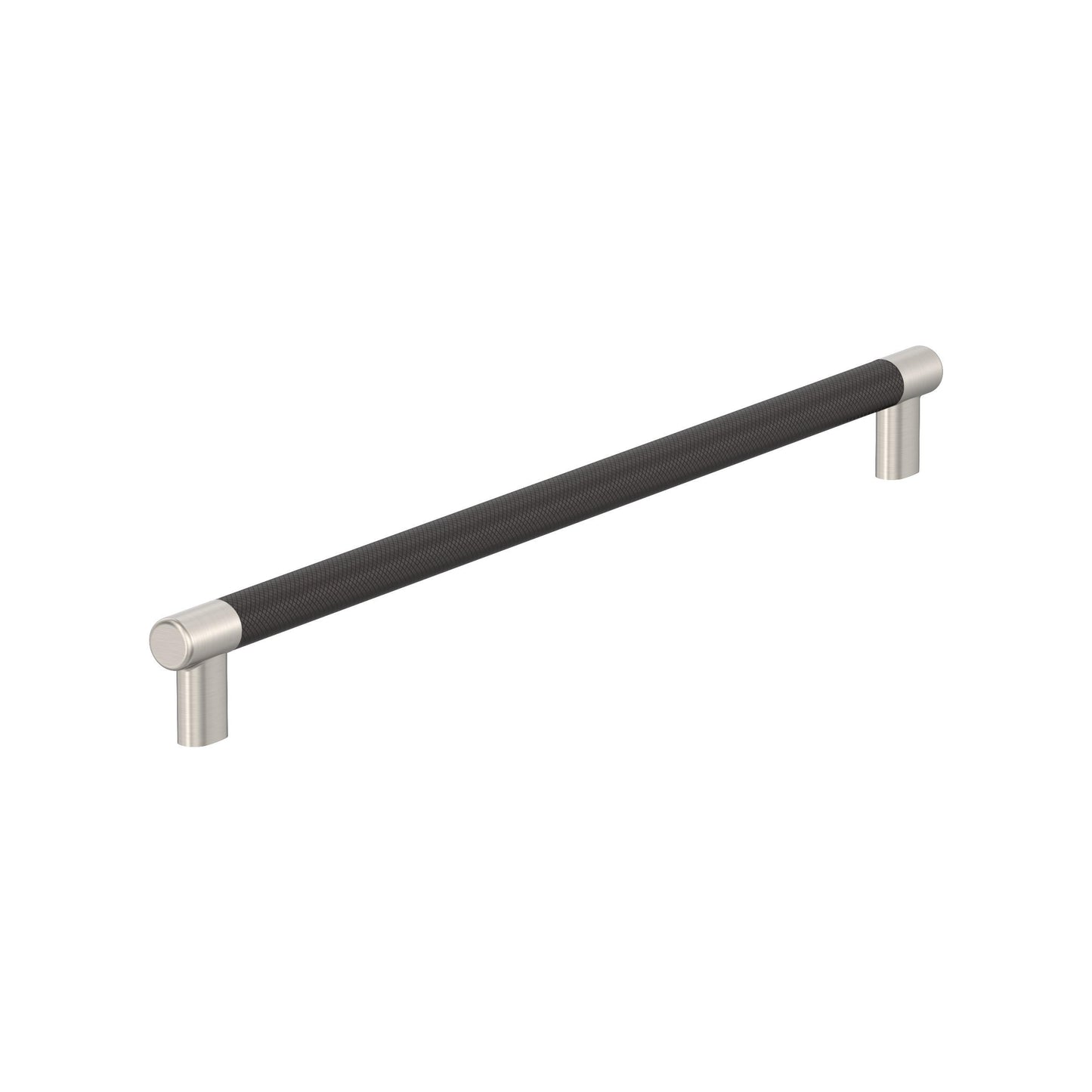 Amerock Esquire Appliance Pull - 18 inch (457mm) CTC - Satin Nickel/Oil-Rubbed Bronze