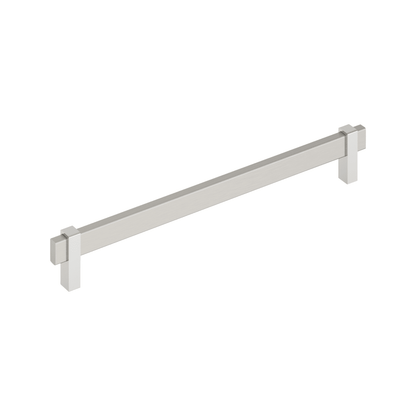 Amerock Mulino Cabinet Pull - Satin Nickel/Polished Chrome