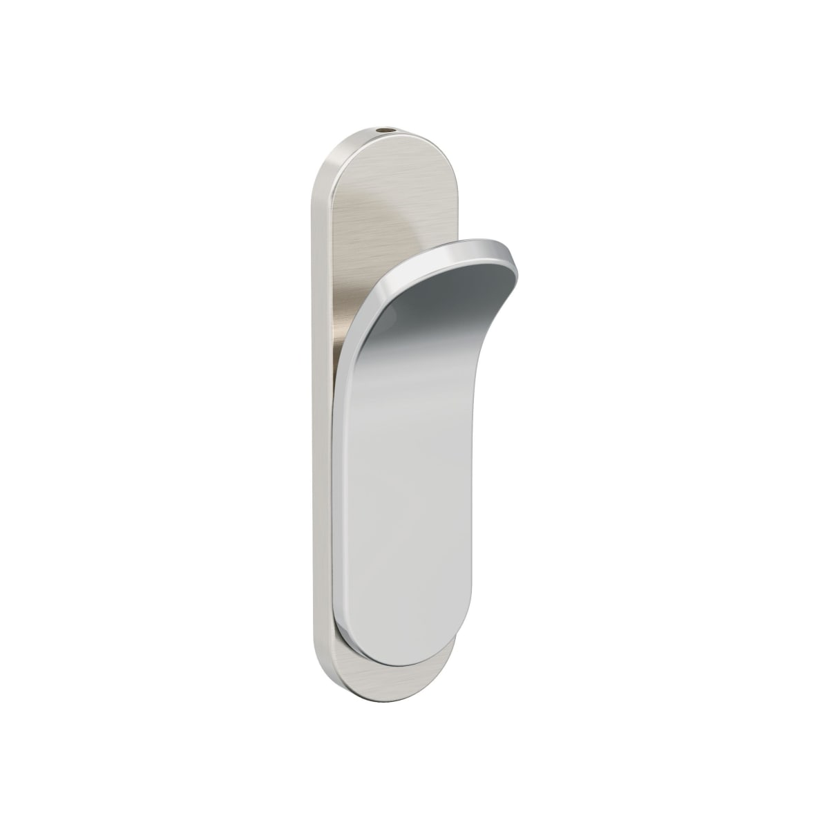 Amerock Unison Decorative Hook - Satin Nickel/Polished Chrome