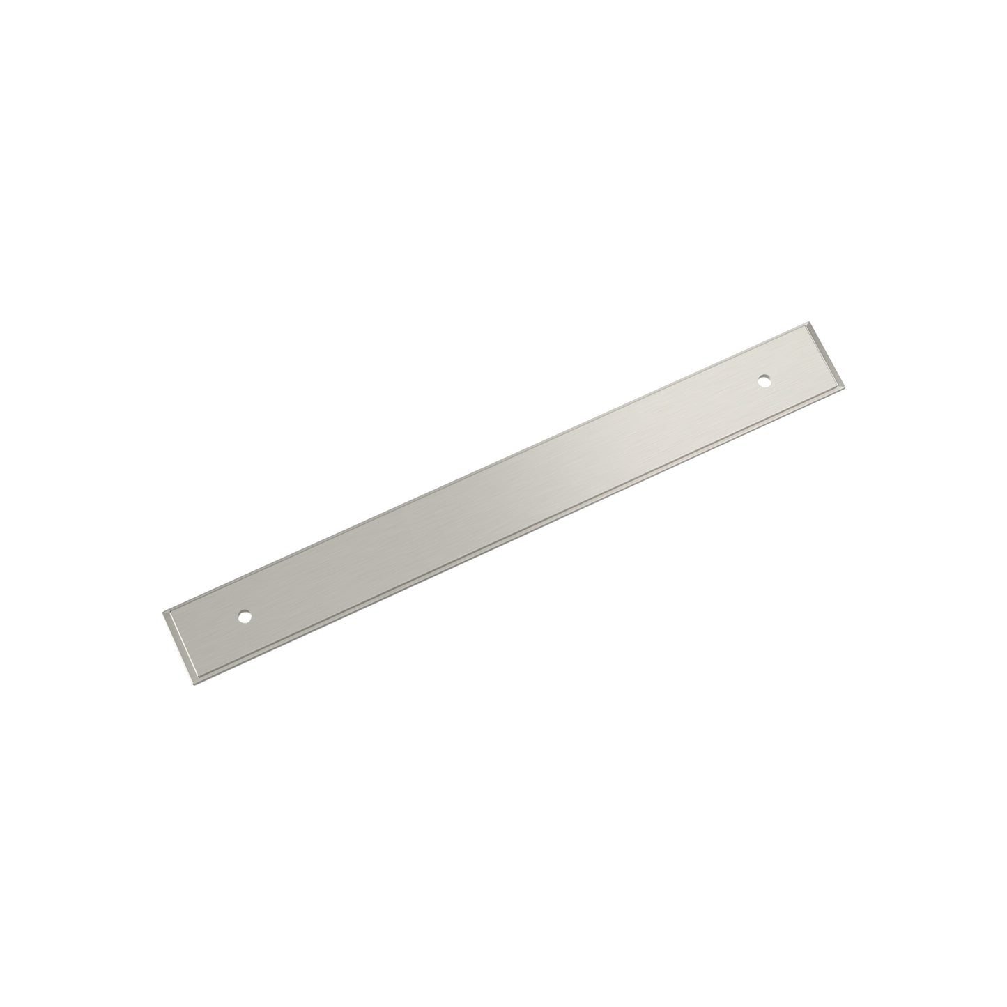 Amerock Maymont Backplate - 7-9/16 inch (192mm) CTC - Satin Nickel