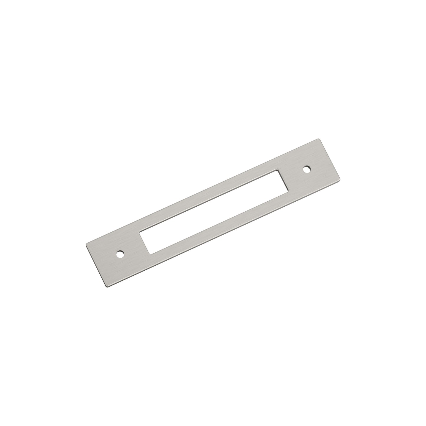 Amerock Medora Backplate - 5-1/16 inch (128mm) CTC - Satin Nickel