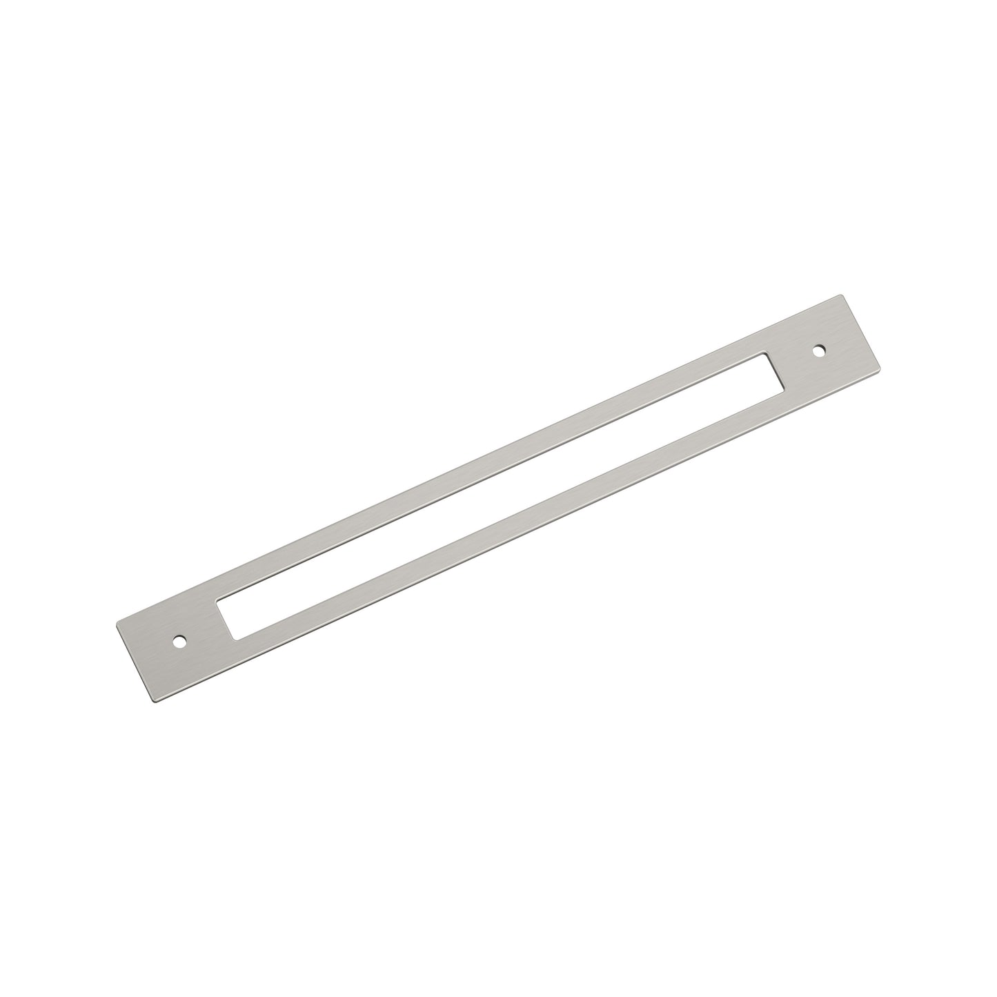 Amerock Medora Backplate - 10-1/16 inch (256mm) CTC - Satin Nickel