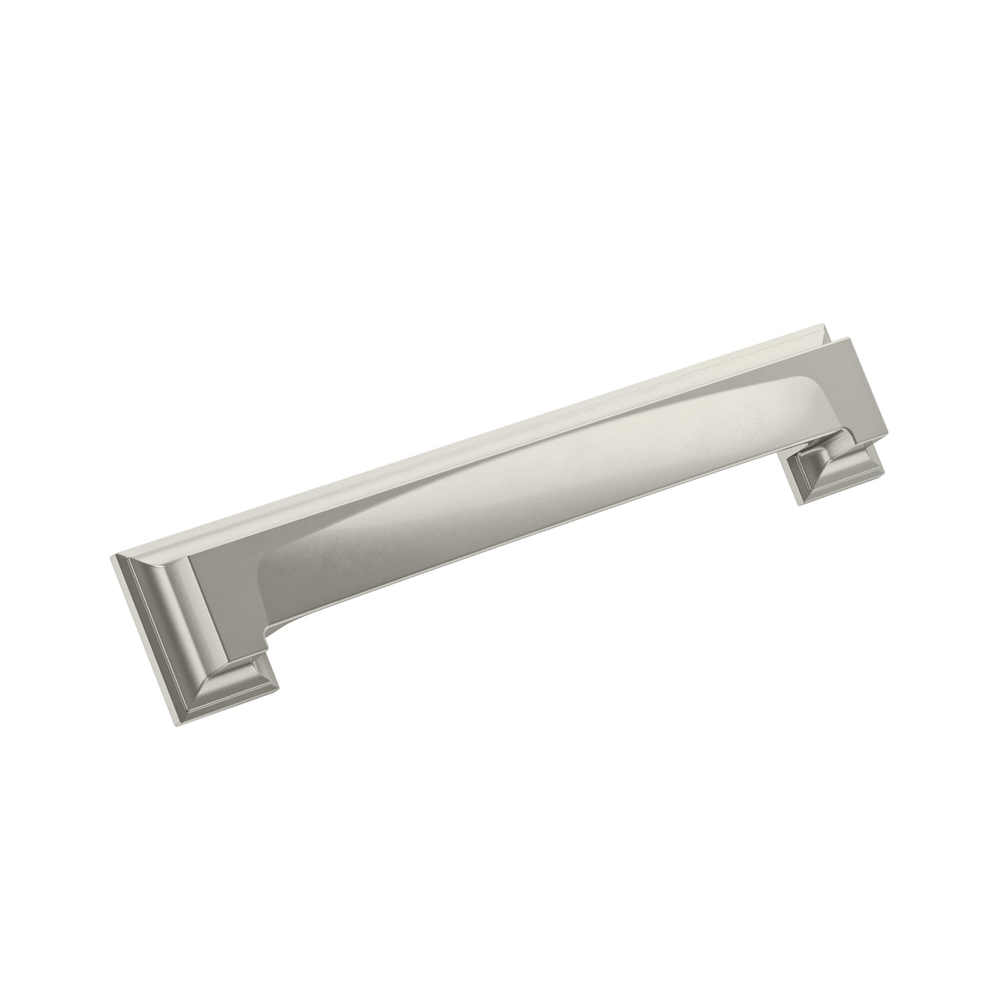 Amerock Appoint Cup Pull - 5-1/16 inch or 6-5/16 inch (128mm or 160mm) CTC - Satin Nickel
