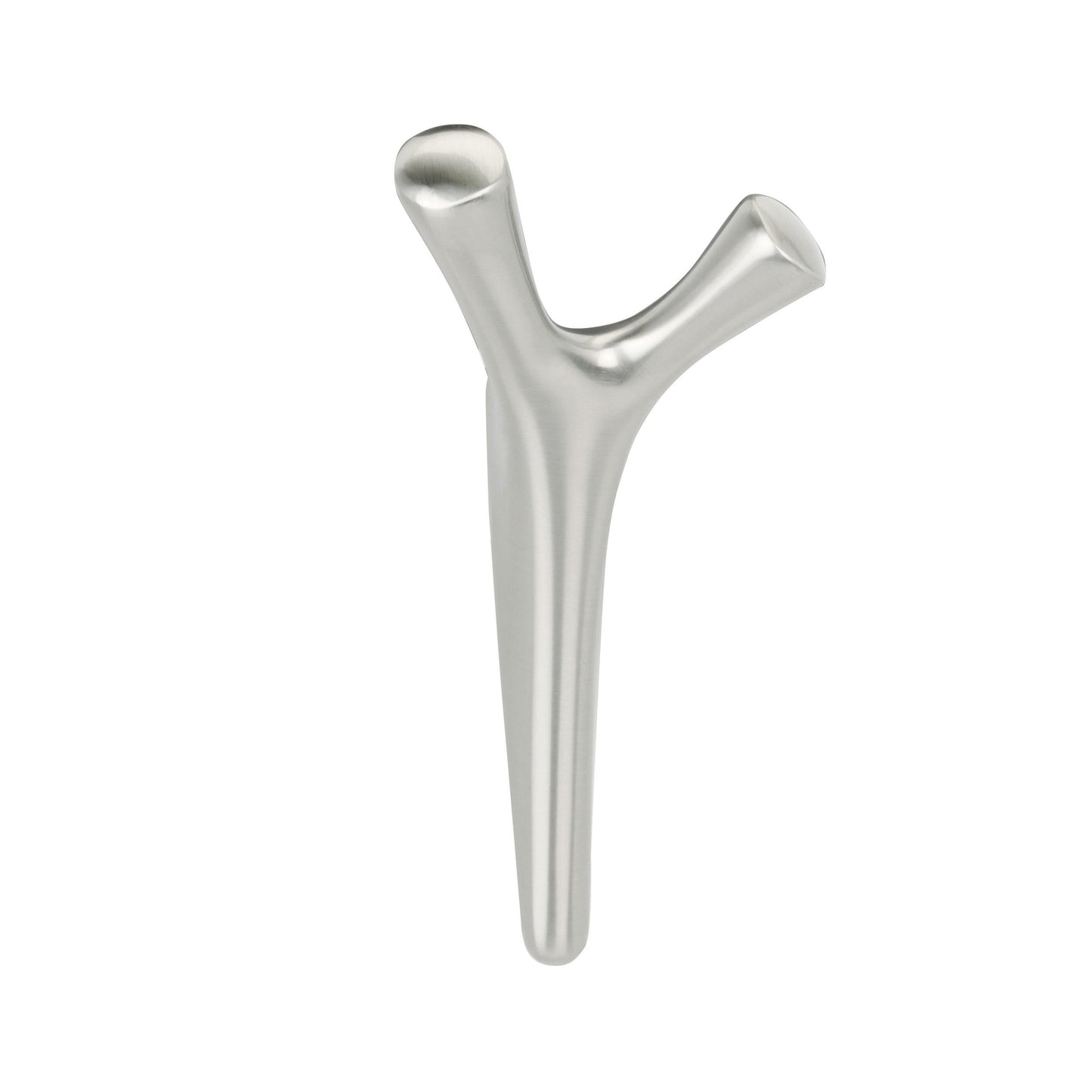 Amerock Kodiak Decorative Hook - Double Prong - Satin Nickel
