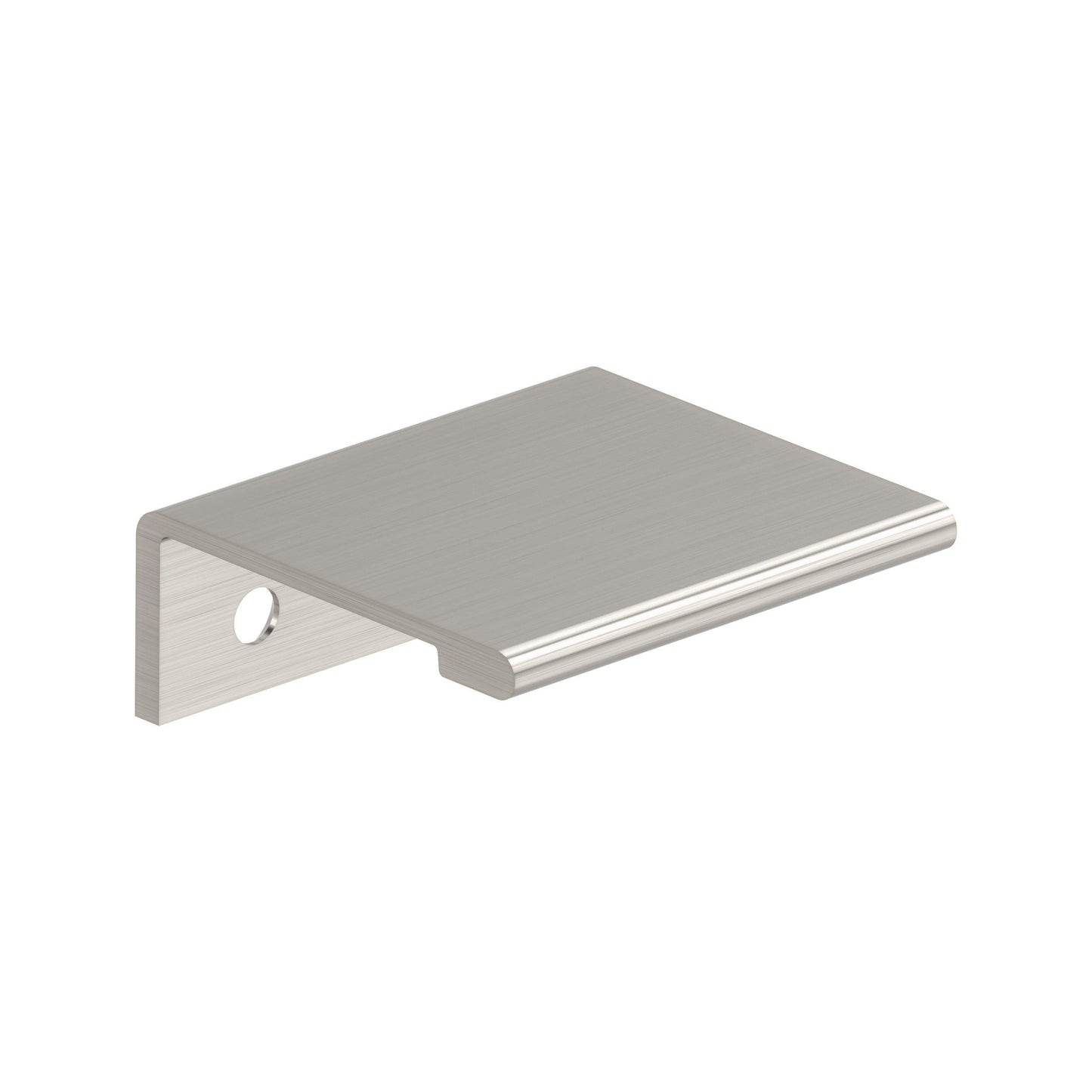 Amerock Streamline II Edge Pull - 1-3/4 inch (44mm) Length - Satin Nickel