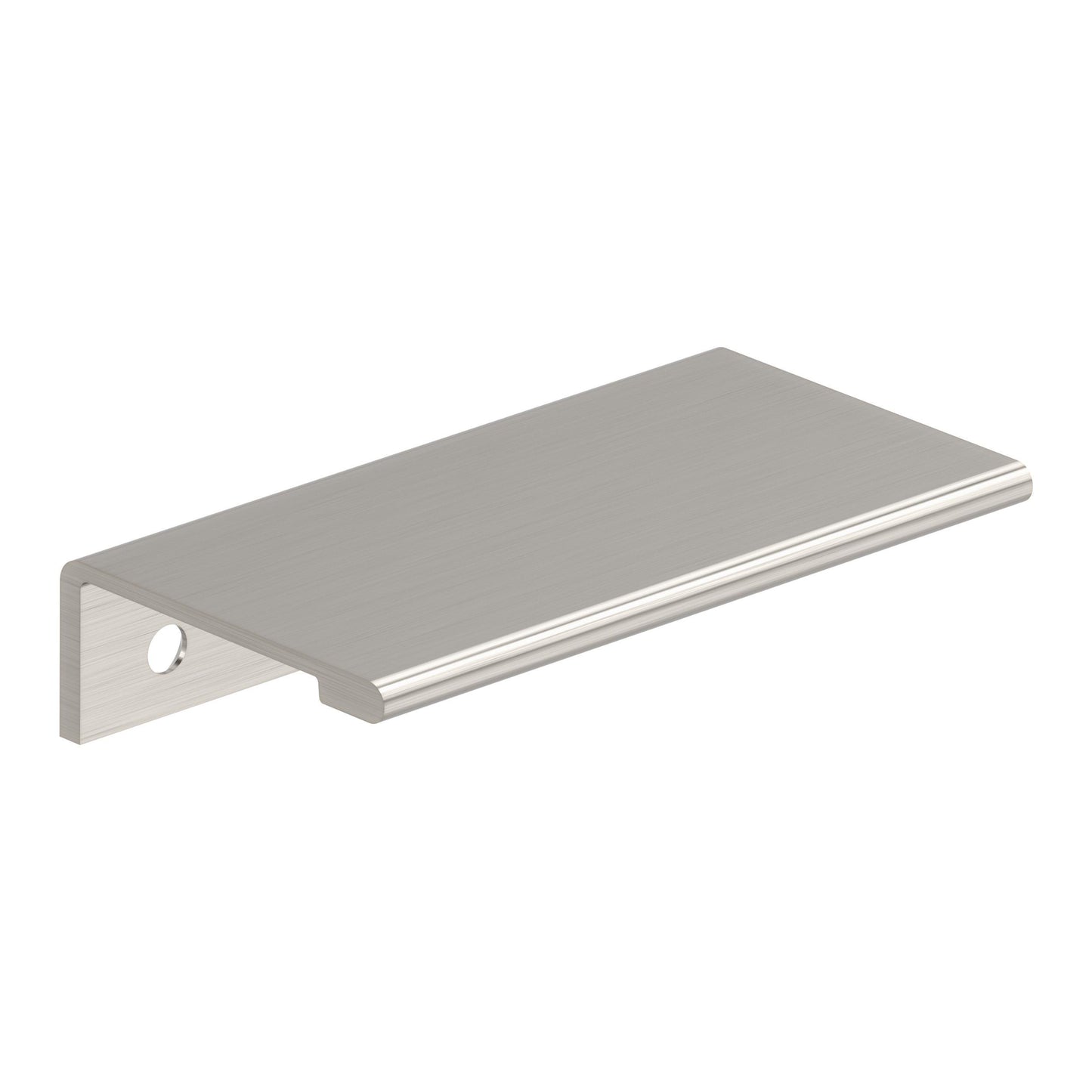 Amerock Streamline II Edge Pull - 3 inch (76mm) Length - Satin Nickel