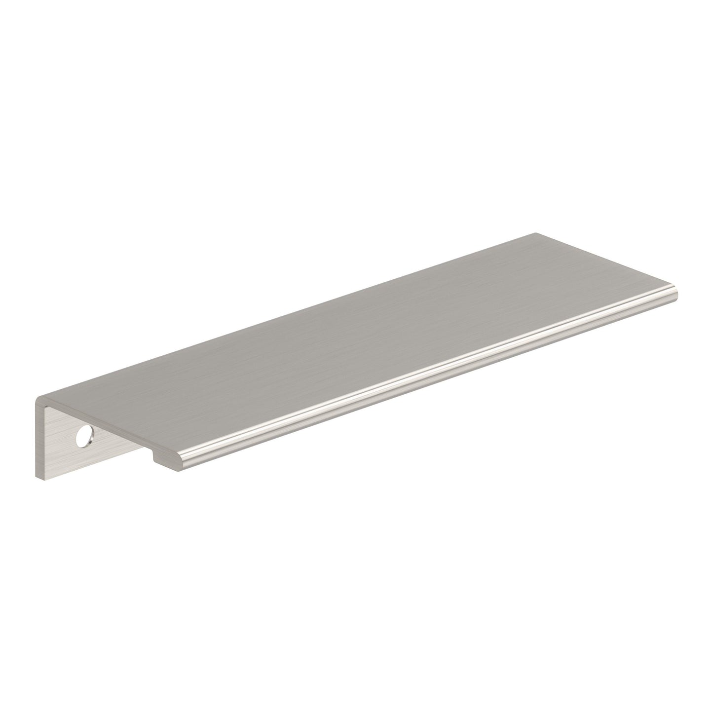 Amerock Streamline II Edge Pull - 5 inch (127mm) Length - Satin Nickel