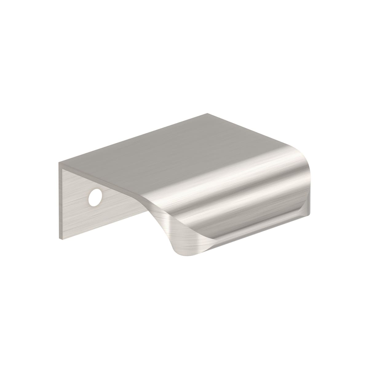 Amerock Streamline Tab Edge Pull - Satin Nickel