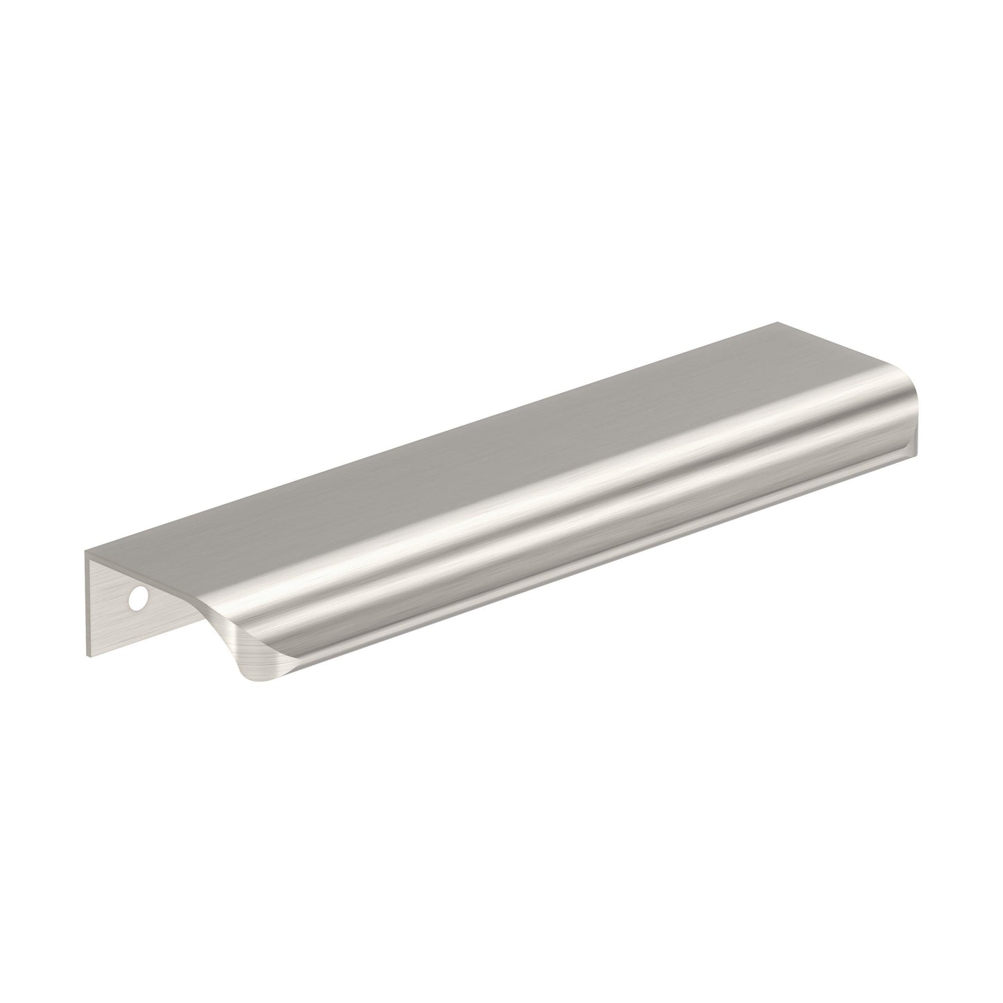 Amerock Streamline Tab Edge Pull - 6 inch (152mm) Length - Satin Nickel