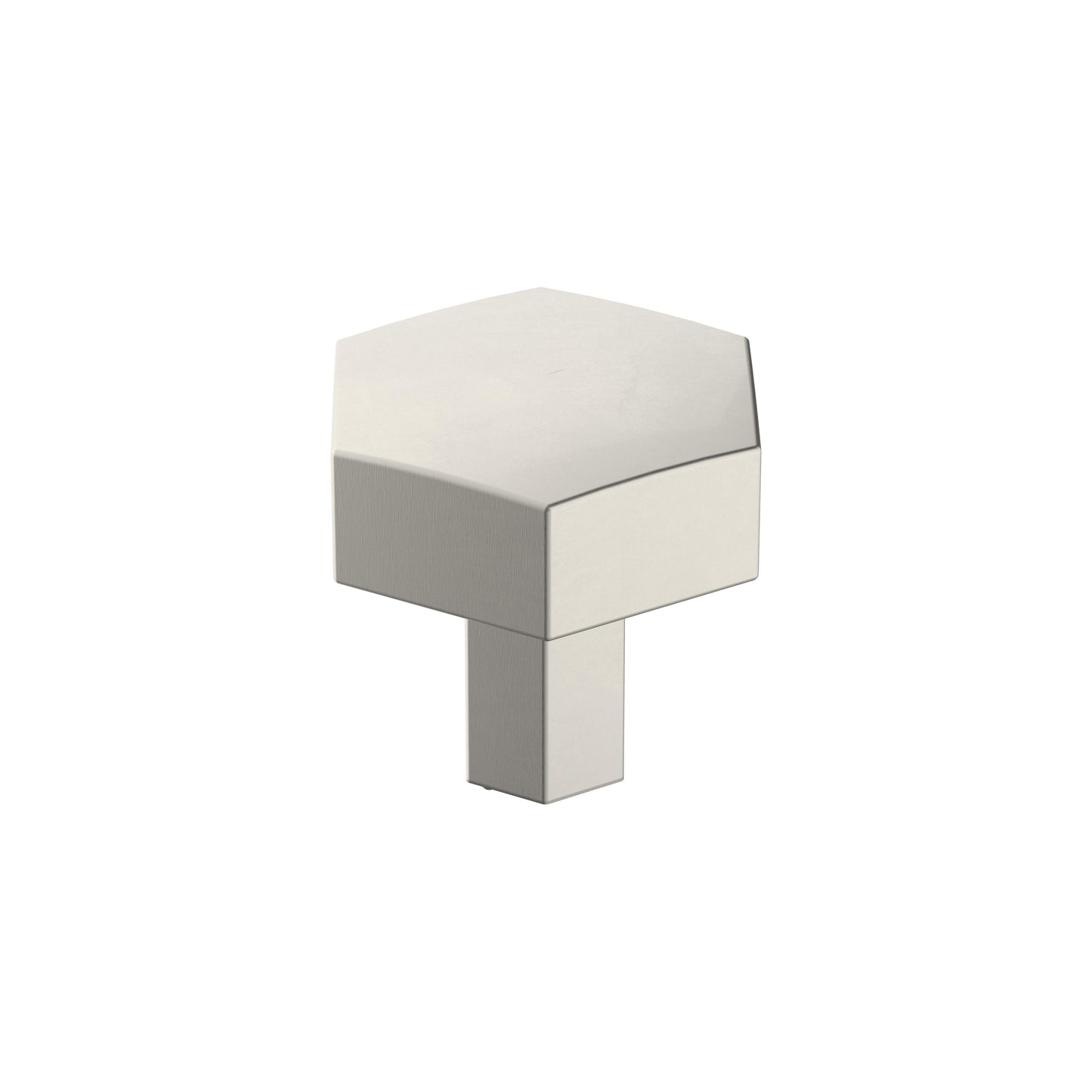 Amerock Caliber Knob - 1-1/4 inch (32mm) Diameter - Satin Nickel