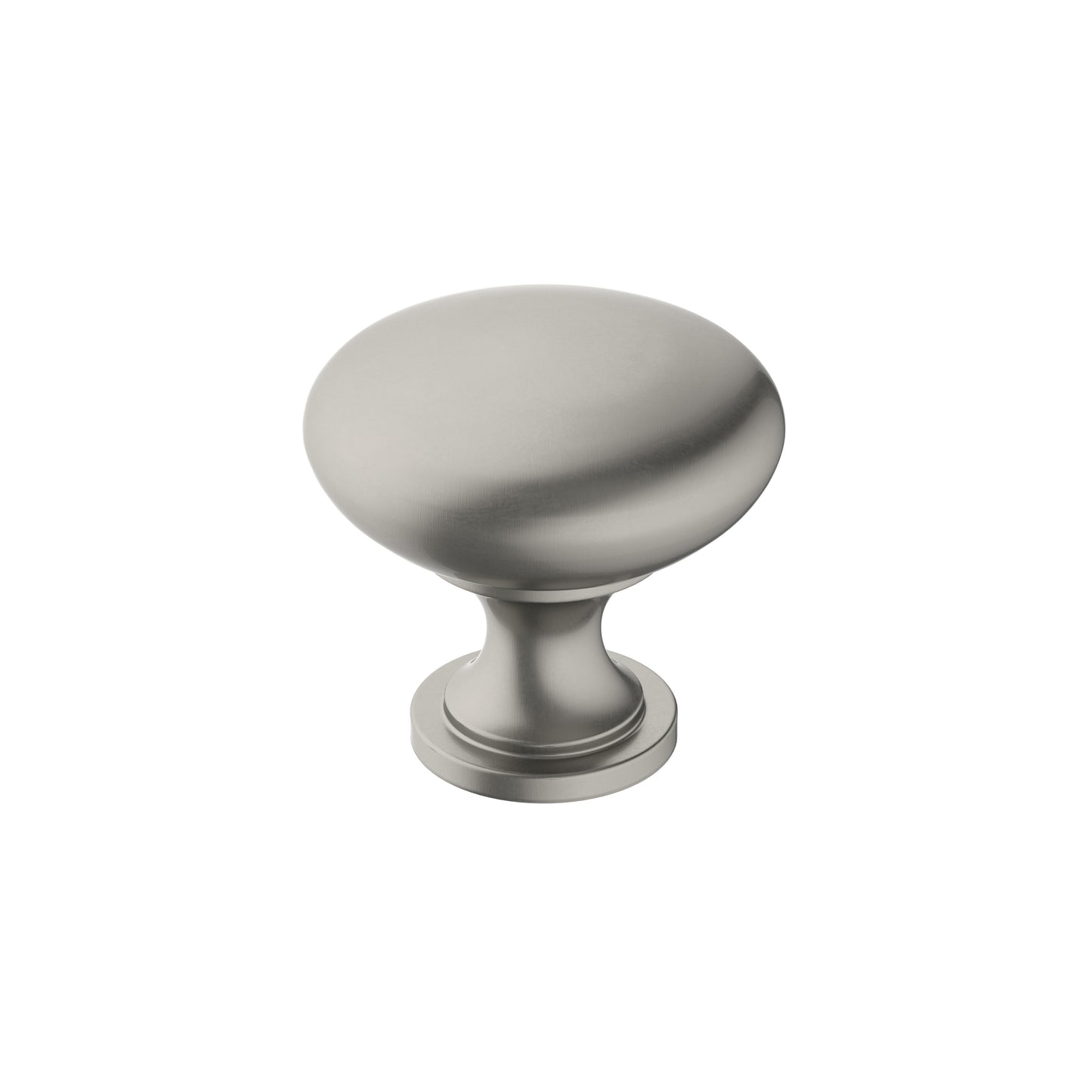 Amerock Era Knob - 1-1/4 inch (32mm) Diameter - Satin Nickel