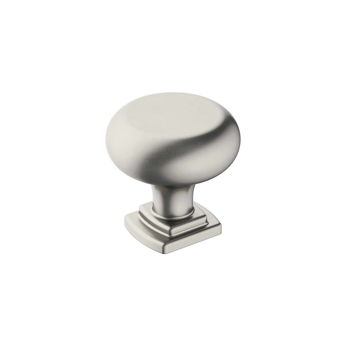 Amerock Surpass Knob - 1-1/4 inch (32mm) Diameter - Satin Nickel