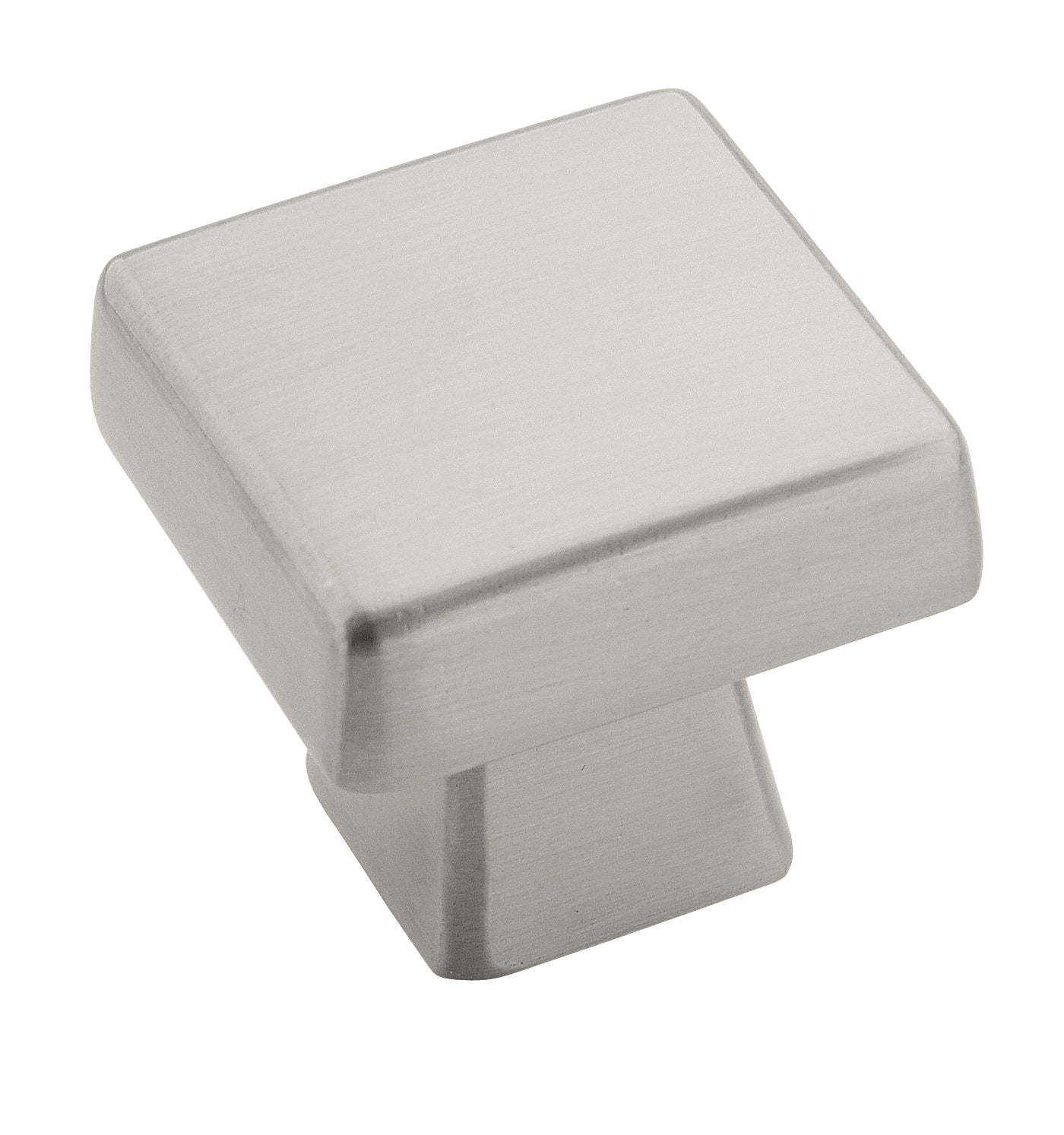 Amerock Blackrock Knob - 1-3/16 inch (30mm) Length - Satin Nickel
