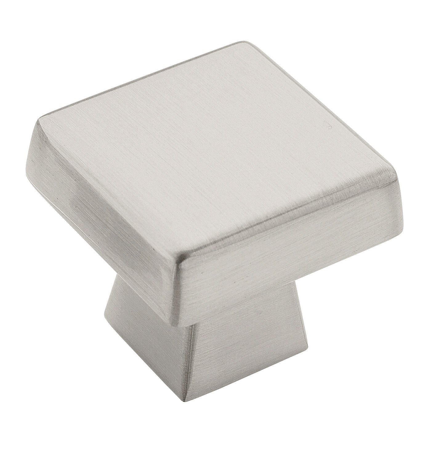 Amerock Blackrock Knob - 1-1/2 inch (38mm) Length - Satin Nickel