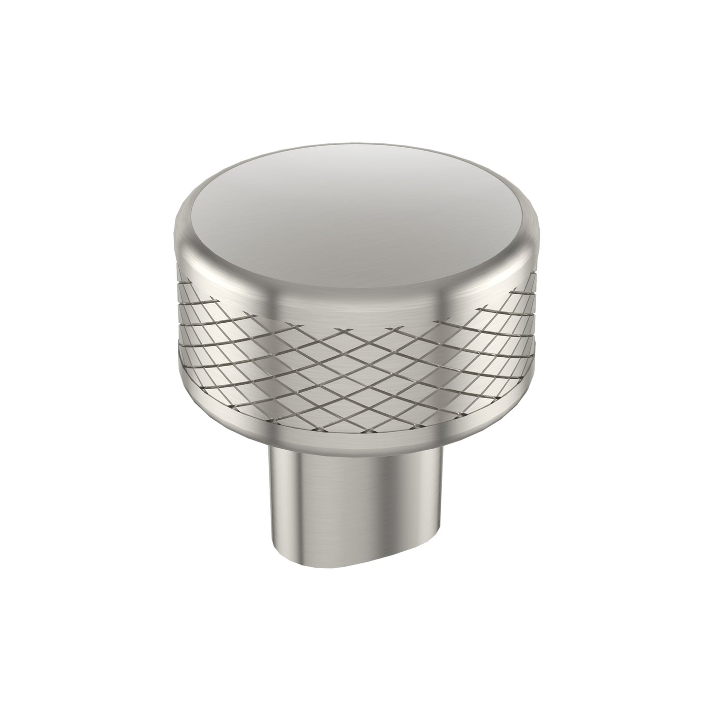 Amerock Bronx Knob - 1-1/4 inch (32mm) Diameter - Satin Nickel
