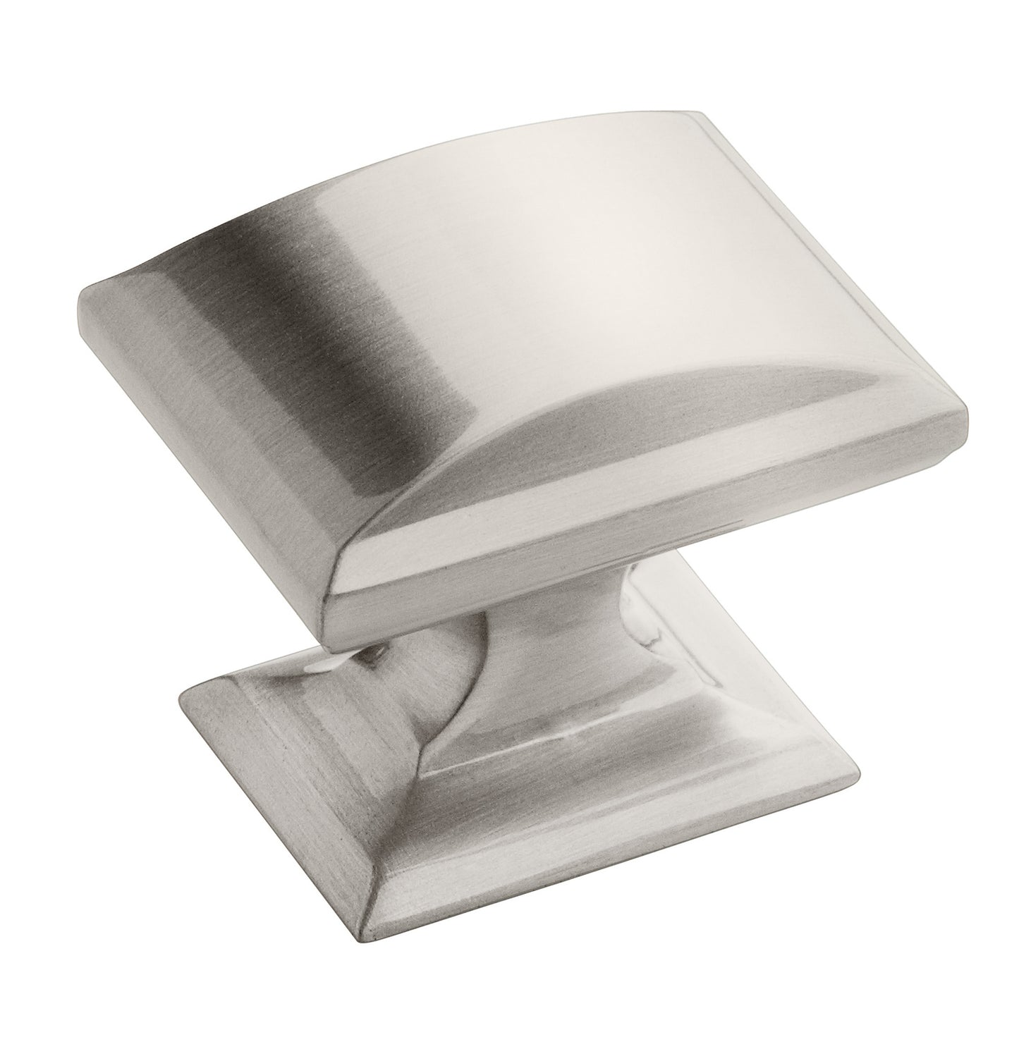 Amerock Candler Knob - 1-1/4 inch (32mm) Length - Satin Nickel