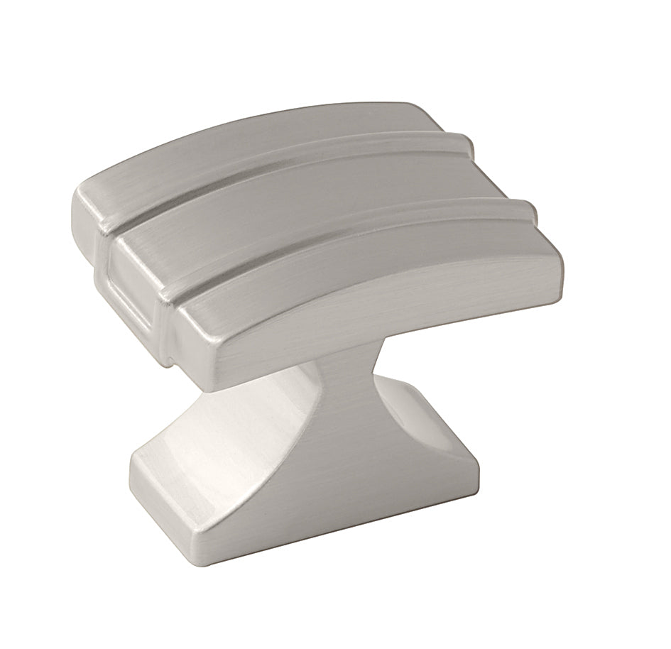 Amerock Davenport Knob - 1-1/4 inch (32mm) Length - Satin Nickel