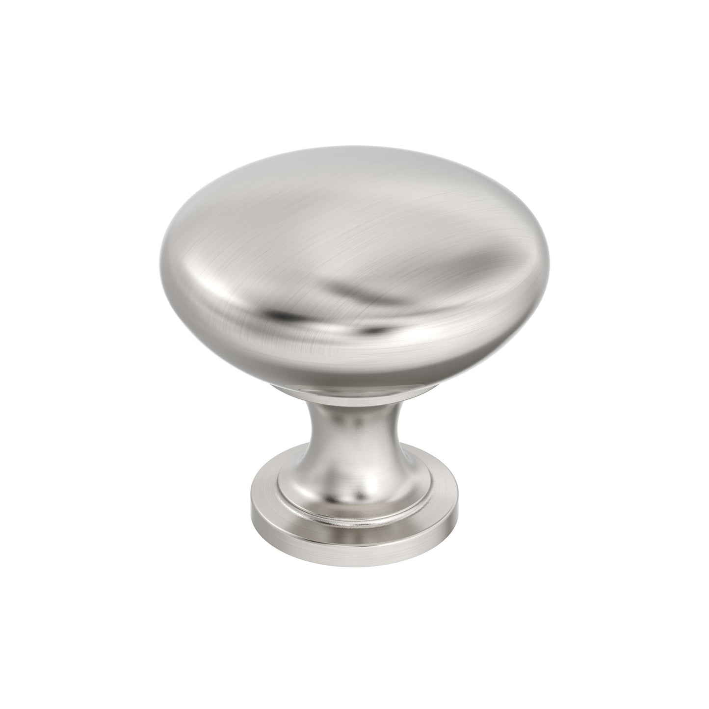 Amerock Edona Knob - 1-1/4 inch (32mm) Diameter - Satin Nickel