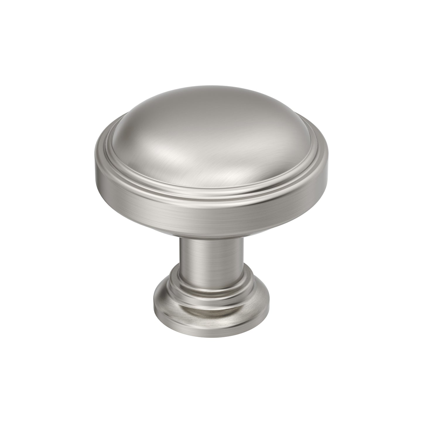 Amerock Enlivity Knob - 1-1/4 inch (32mm) Diameter - Satin Nickel