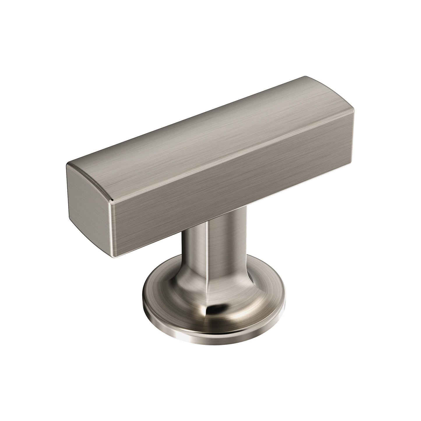 Amerock Everett Knob - 1-3/4 inch (44mm) Length - Satin Nickel