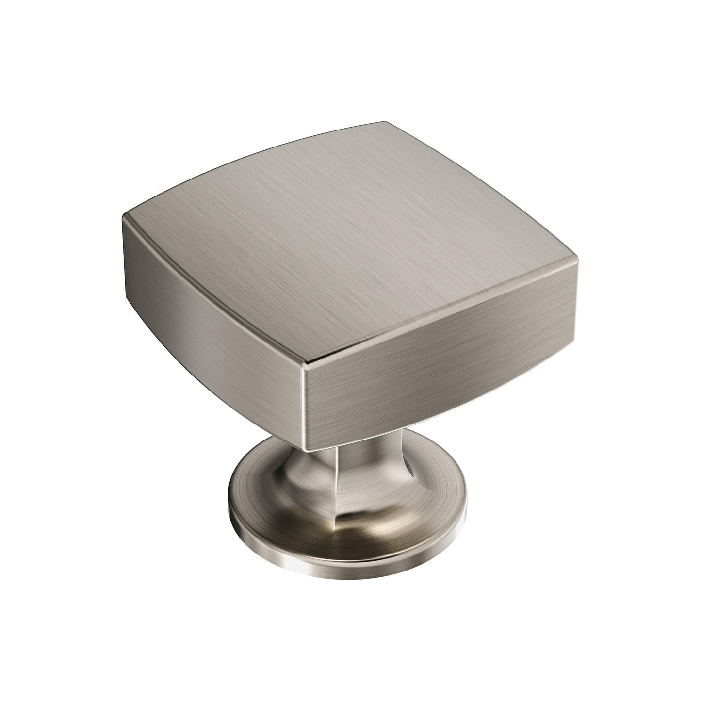 Amerock Everett Knob - 1-1/4 inch (32mm) Length - Satin Nickel