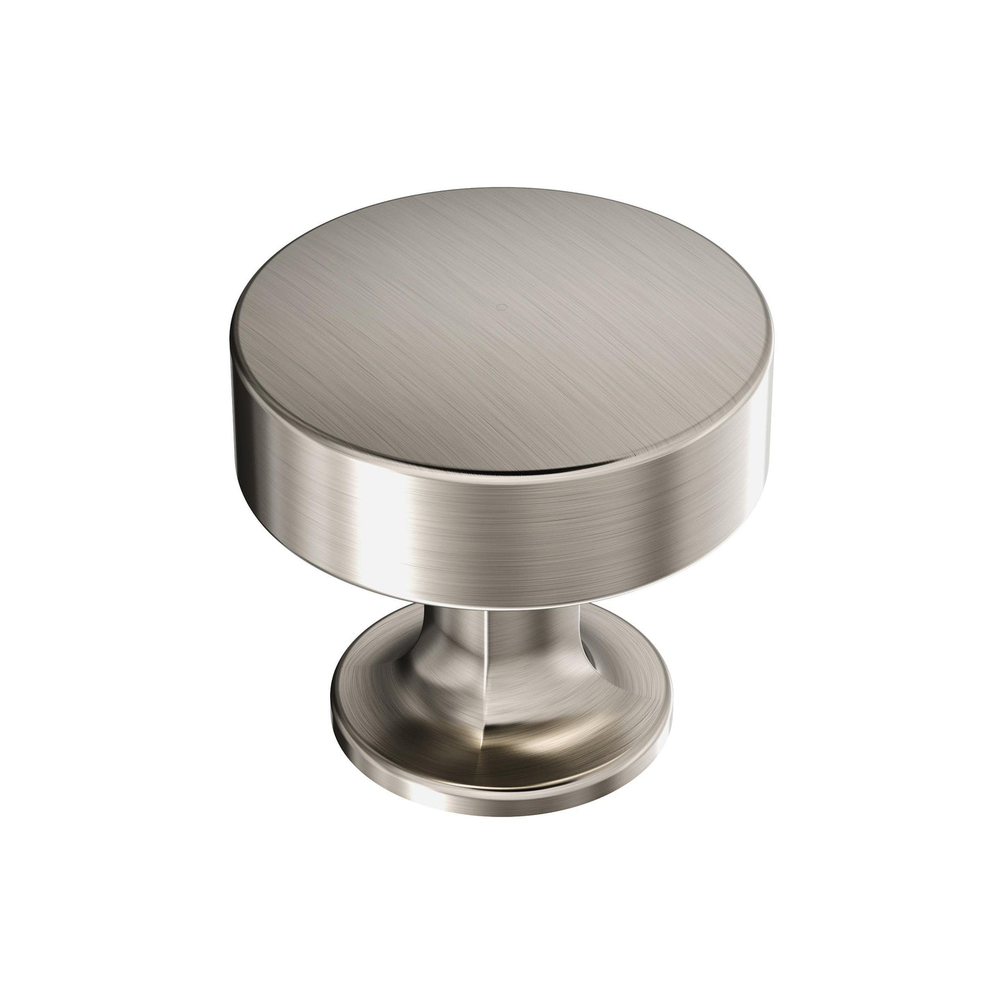 Amerock Everett Knob - 1-5/16 inch (33mm) Diameter - Satin Nickel