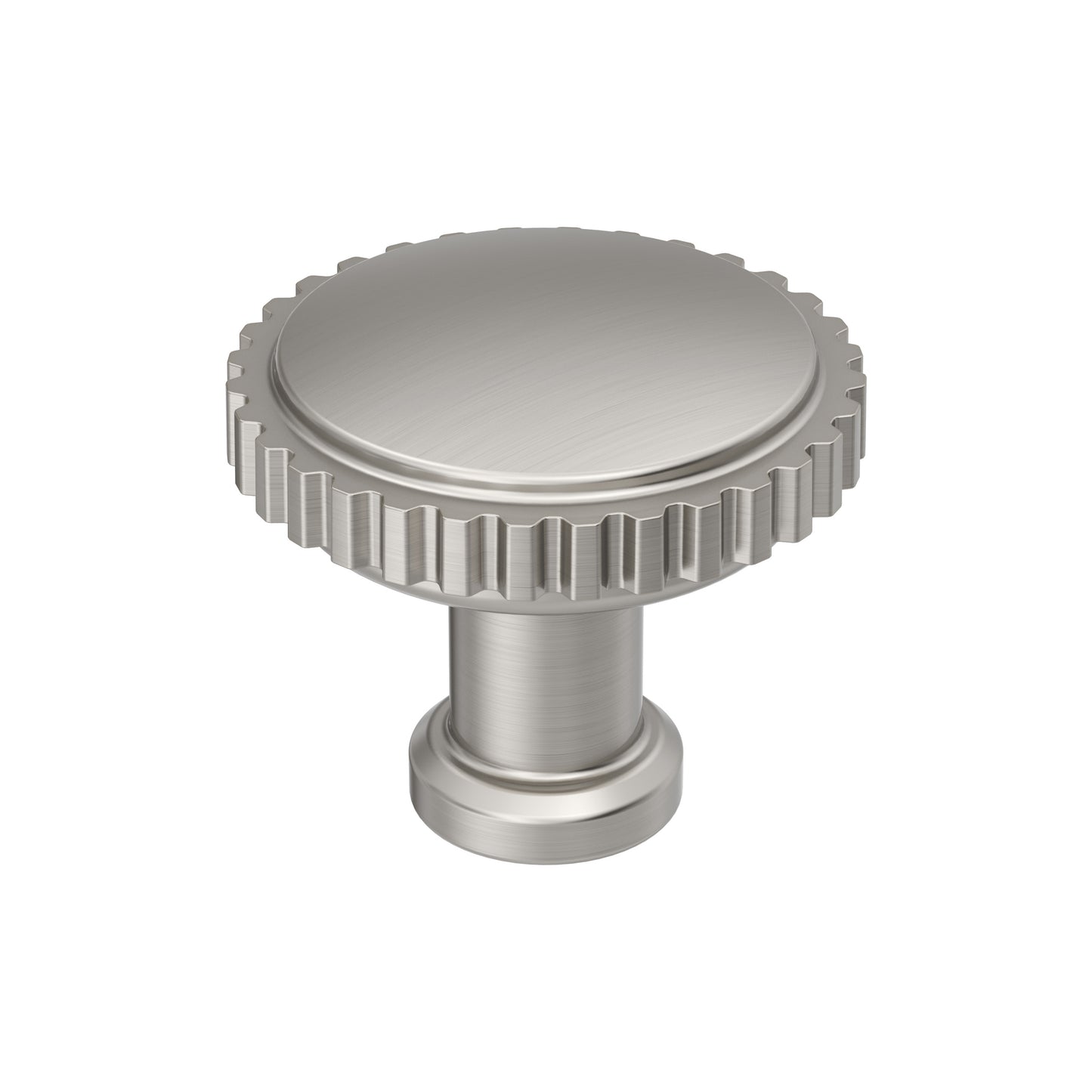 Amerock Farewind Knob - 1-1/4 inch (32mm) Diameter - Satin Nickel